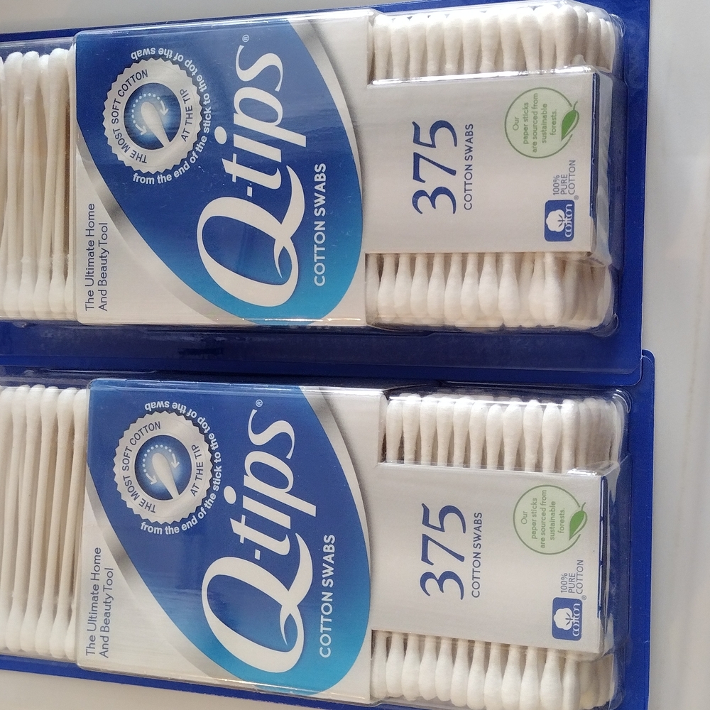 Q-tips Cotton Swabs 375 Count